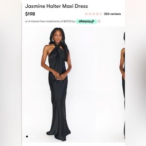 Jasmine Halter Maxi Dress